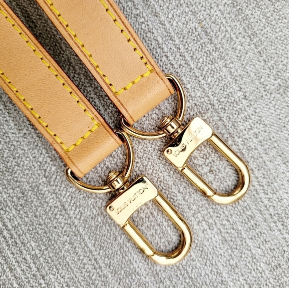 COPY - LOUIS VUITTON Vachetta Adjustable Speedy Bandouliere Shoulder Str…